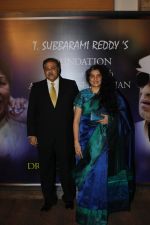 Satish Shah & wife at Yash Chopra Memorial Awards in Mumbai on 19th Oct 2013